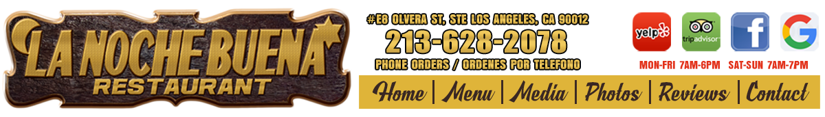 La Noche Buena Restaurant Banner